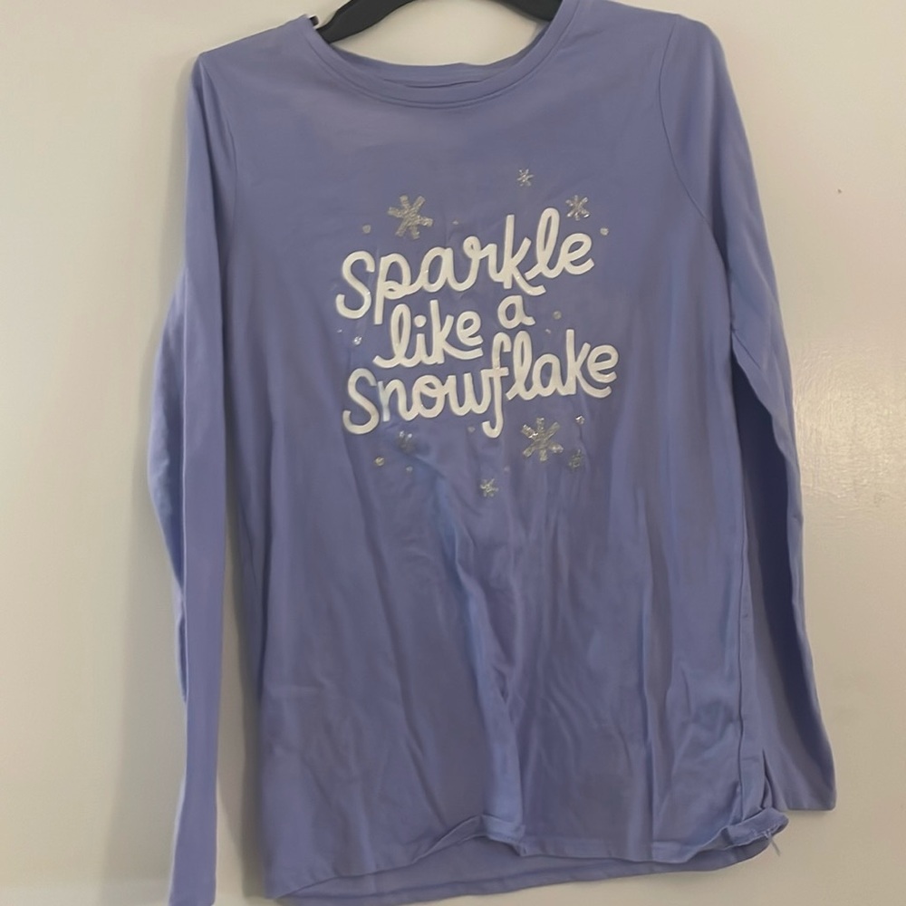 Youth XL/14 purple long sleeve shirt